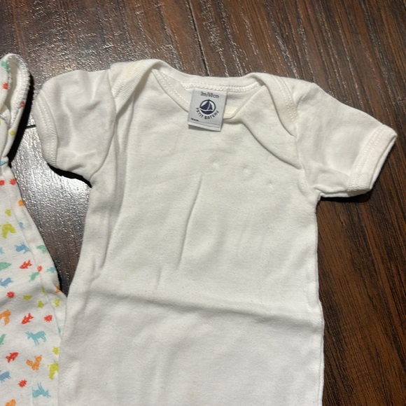 Petit bateau bodysuits and footie baby 3 months - Picture 4 of 8